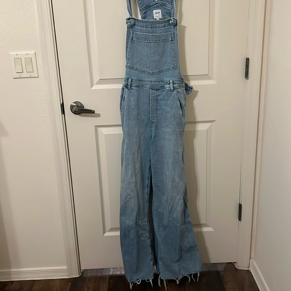 Aerie wide leg overalls